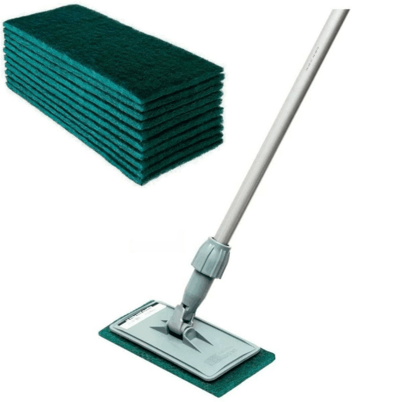 Rodo Pega Fibra com Cabo Limpeza Geral de Pisos