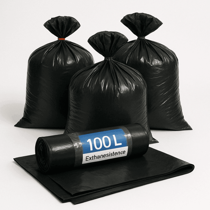 Saco de Lixo 100 Litros Reforçado 5Un